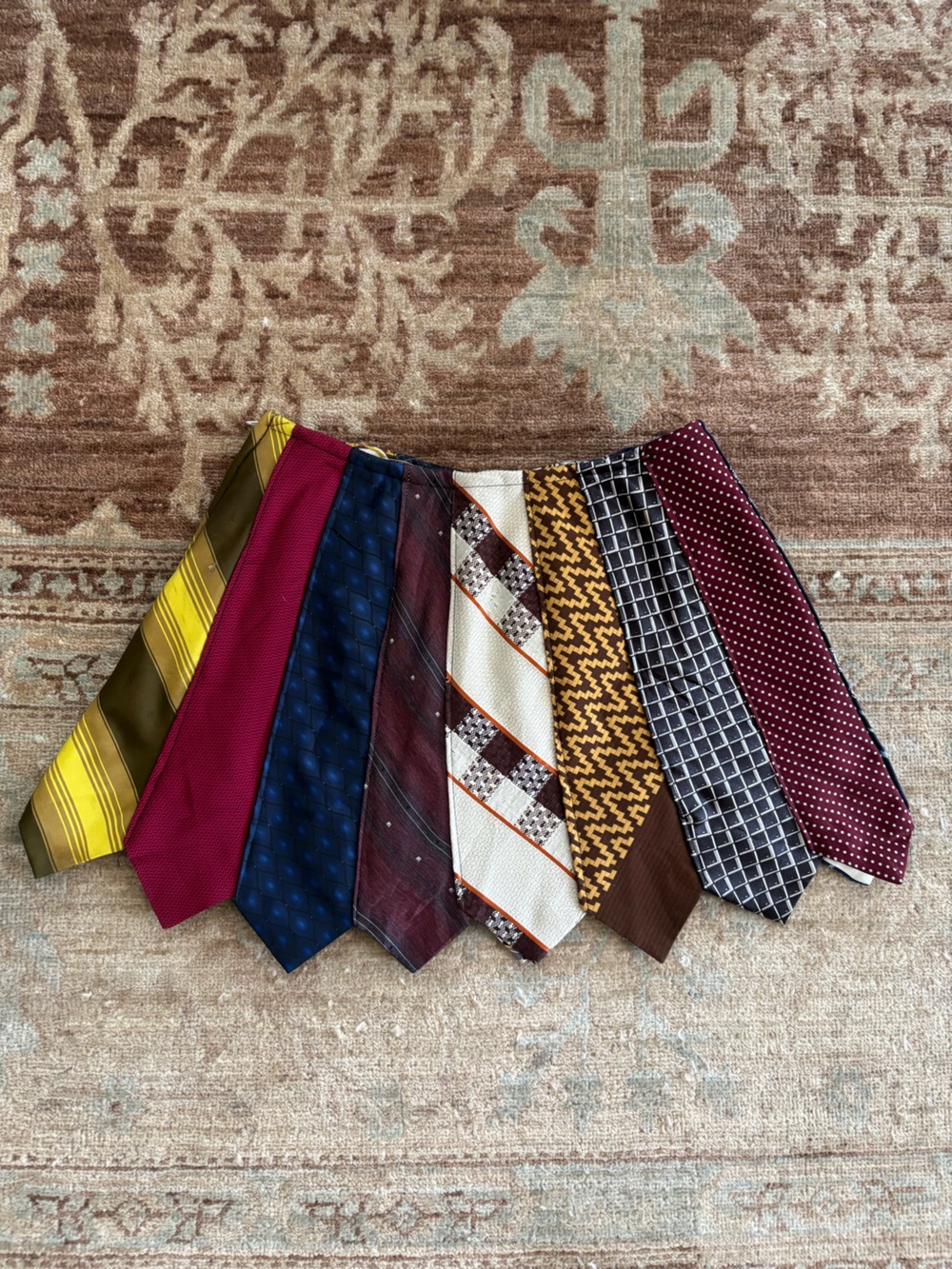 Mini Skirt Made of Ties